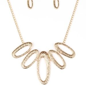 Easy, TIGRESS! - Gold Paparazzi Necklace